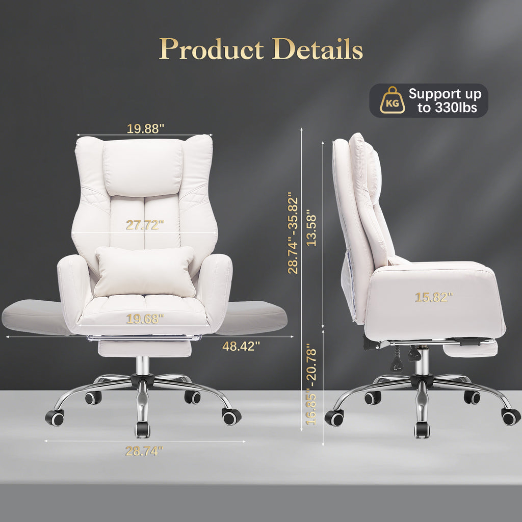 FORVEOLUX High Back Office Chair with Flip up Arms, Pet Seat