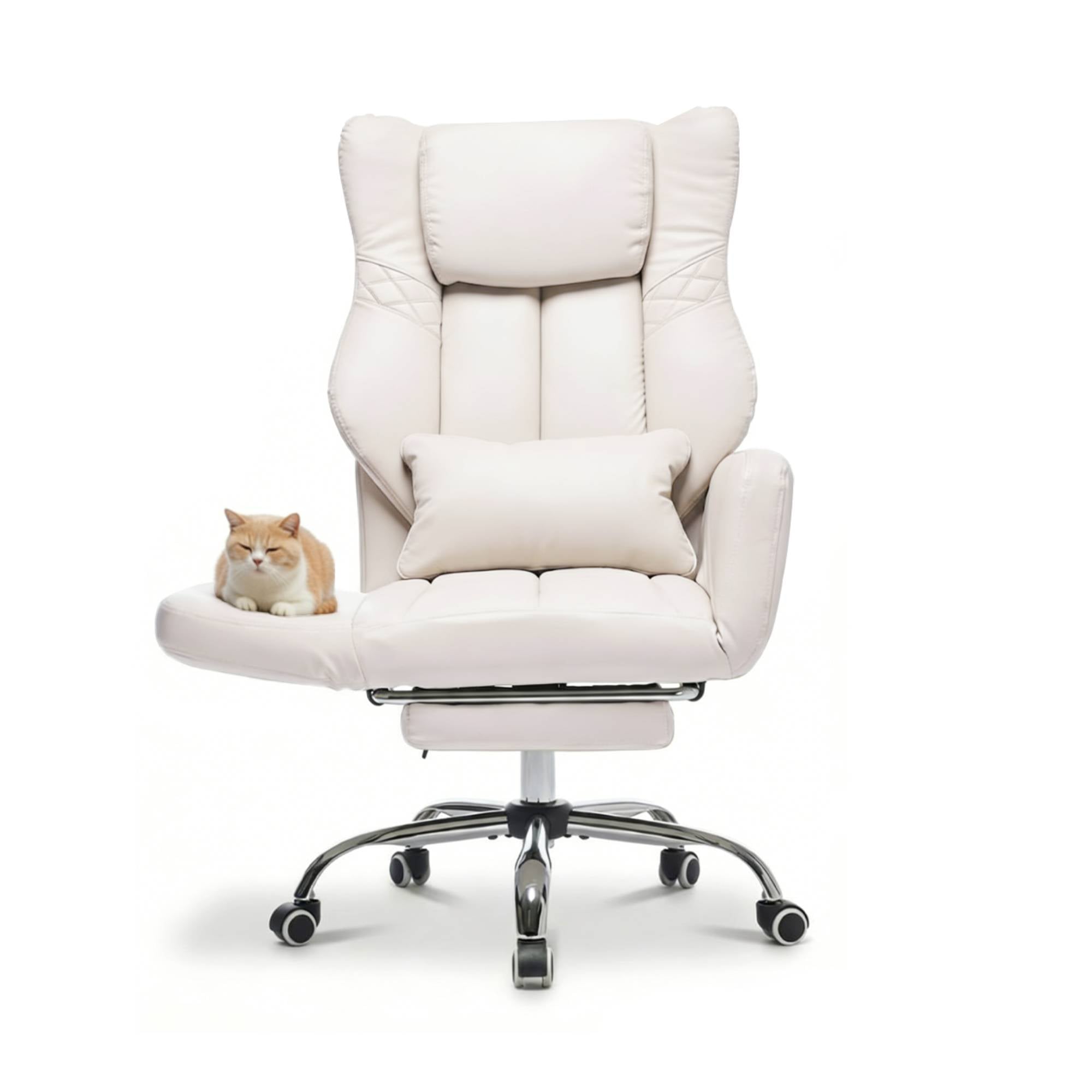 FORVEOLUX High Back Office Chair with Flip up Arms, Pet Seat